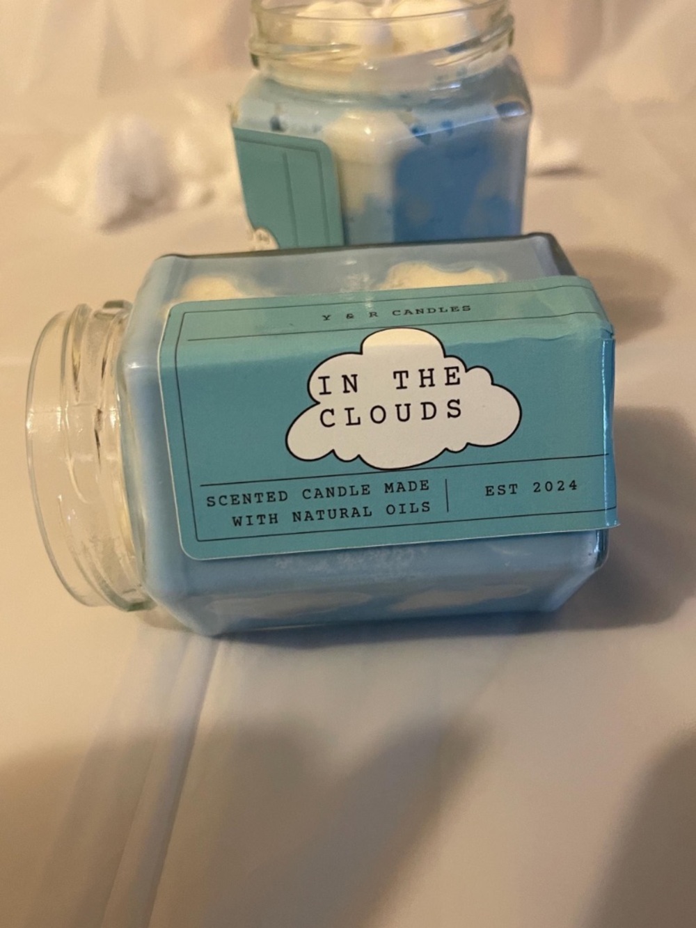 Scented Candle - Blue